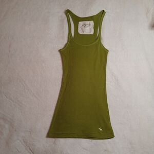 Women's Green Tank Top Abercrombie And Fitch